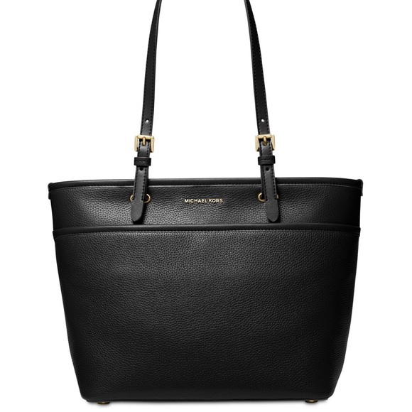 MICHAEL Michael Kors The Winston Leather Zip Top Pocket Tote - Picture 1 of 8